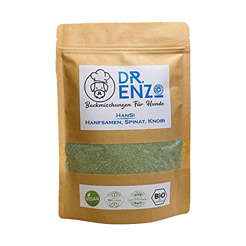 Dr. Enzo Bio Backmischung für Hundekekse - Hansi - Spinat, Knobi - 200g - nur 4ct pro Keks - Hundekekse zum selber backen - Hundekeksbackmischung - CLEAN Food, Menge:1 Stück von Ewbob
