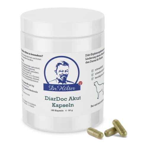 Dr. Hölter DiarDoc Akut Hunde bei akutem Durchfall und Verdauungsstörungen (180 Kapseln) von Dr. Hölter