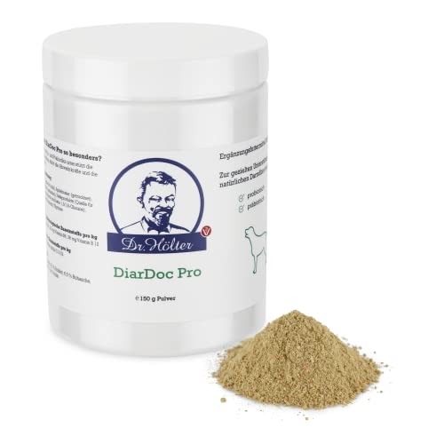 DiarDoc Pro von Dr. Hölter Probiotikum für Hunde Präbiotika gegen Verdauungsprobleme, unterstützt das Immunsystem (150g Pulver) von Dr. Hölter