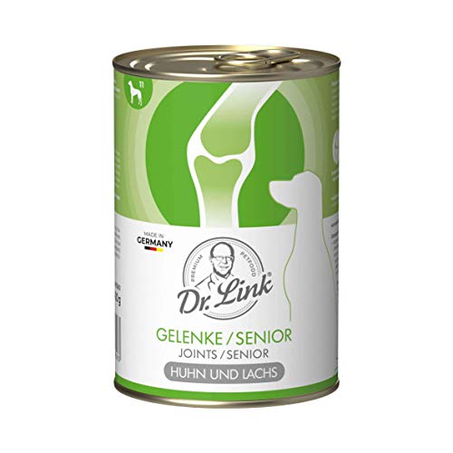Dr. Link® Spezial-DIÄT 6x400g Gelenke/Senior | Joints/Senior Huhn und Lachs von Dr. Link VET PETCARE