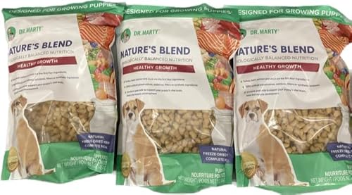 Dr. Marty Nature's Blend Healthy Growth gefriergetrocknetes rohes Hundefutter, 1,4 l, 3 Beutel x 473 ml Dr. Marty Nature's Blend Healthy Growth gefriergetrocknetes rohes Hundefutter, 1,4 l, 3 Beutel x 473 ml von Dr. Marty