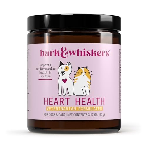 Bark & Whiskers Heart Health for Dogs & Cats, 90 Scoops, Cheddar Cheese Flavor, Supports Cardiovaskular Health and Function, Veterinarian Formuliert, Non-GMO, Dr. Mercola Bark & Whiskers Heart Health for Dogs & Cats, 90 Scoops, Cheddar Cheese Flavor, Supports Cardiovaskular Health and Function, Veterinarian Formuliert, Non-GMO, Dr. Mercola von Dr. Mercola