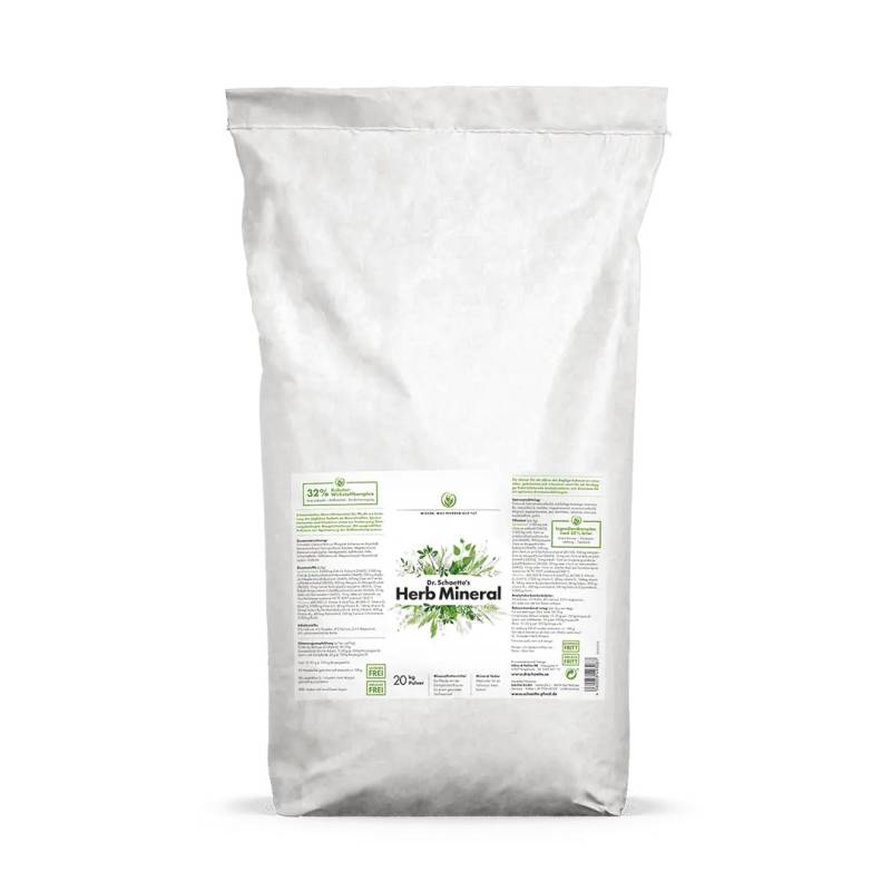 Dr. Schaette's Herb Mineral Pulver 20 kg Sack Rundum versorgt Dr. Schaette's Herb Mineral Pulver 20 kg Sack Rundum versorgt von Dr. Schaette