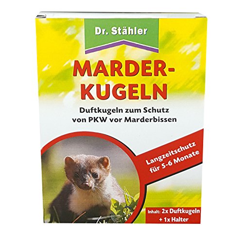 Dr. Stähler - Marderkugeln 2 Kugeln + 1xHalter schützt das Auto vor dem Marder Dr. Stähler - Marderkugeln 2 Kugeln + 1xHalter schützt das Auto vor dem Marder von Dr. Stähler
