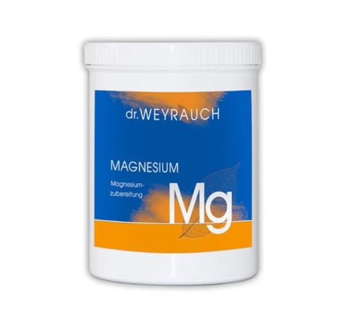 Dr. Weyrauch Mg Magnesium | 1000 g | Ergänzungsfuttermittel für Pferde | Rein organisch gebundenes Magnesium | Bei Unruhe, Verspannungen und Beweglichkeitseinschränkungen von Dr. Weyrauch