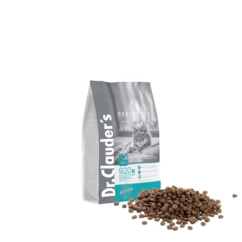 DR.CLAUDER'S - High Premium Adult Grainfree | Leicht verdauliches Trockenfutter für ausgewachsene Katzen mit sensibler Verdauung. Weizenfreies Alleinfutter im Beutel | 400g Geflügel&Fisch DR.CLAUDER'S - High Premium Adult Grainfree | Leicht verdauliches Trockenfutter für ausgewachsene Katzen mit sensibler Verdauung. Weizenfreies Alleinfutter im Beutel | 400g Geflügel&Fisch von Dr. Clauder's
