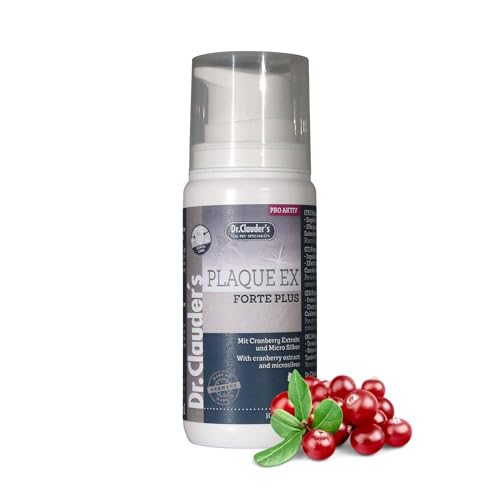 DR.CLAUDER'S - Plaque Ex Forte Plus | Zahnpflegeprodukt mit Mikrosilber und Cranberry zur Förderung der Zahngesundheit bei ausgewachsenen Katzen. Ergänzungsfutter im Spender | 100ml DR.CLAUDER'S - Plaque Ex Forte Plus | Zahnpflegeprodukt mit Mikrosilber und Cranberry zur Förderung der Zahngesundheit bei ausgewachsenen Katzen. Ergänzungsfutter im Spender | 100ml von Dr.Clauder´s