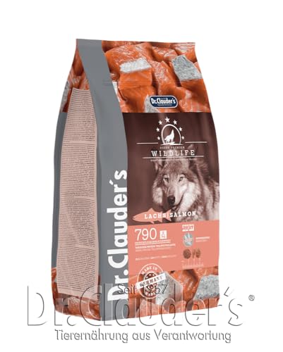 DR.CLAUDER’S - Wildlife | Natürliches Trockenfutter mit Omega-Fettsäuren und Mineralien für ausgewachsene Hunde. Getreidefreies Alleinfutter im Beutel ohne Konservierungsstoffe | 2kg Lachs von Dr. Clauder's