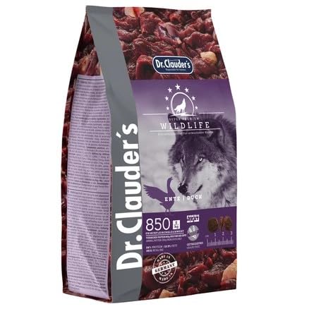 DR.CLAUDER’S - Wildlife | Natürliches Trockenfutter mit Omega-Fettsäuren und Mineralien für ausgewachsene Hunde. Getreidefreies Alleinfutter im Beutel ohne Konservierungsstoffe | 350g Ente von Dr. Clauder's