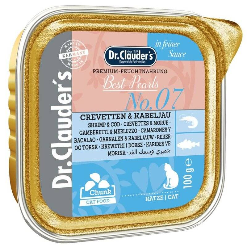 Dr. Clauders Best Pearls No. 07 Crevetten & Kabeljau - 100g (8,50 € pro 1 kg) von Dr.Clauder's