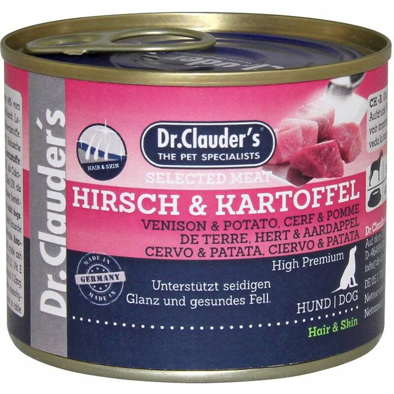 Dr. Clauders Dog Selected Meat Hair & Skin Hirsch &... (6,85 € pro 1 kg) von Dr.Clauder's