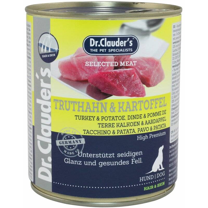 Dr. Clauders Dog Selected Meat Hair & Skin Truthahn &... (4,21 € pro 1 kg) von Dr.Clauder's