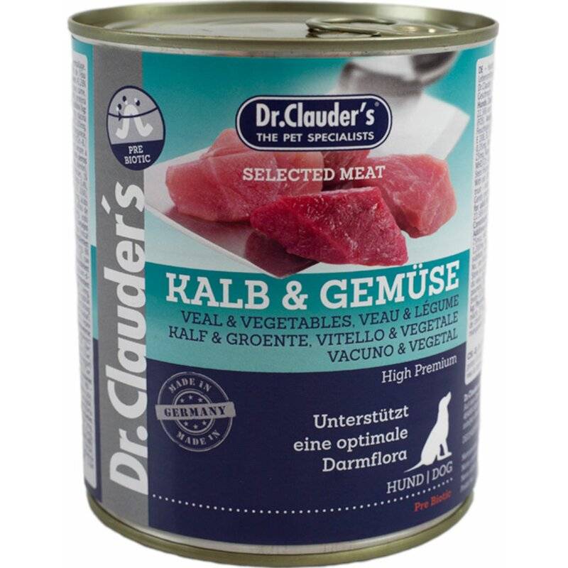 Dr. Clauders Dog Selected Meat Pro Joint & Aktive Kalb &... (4,21 € pro 1 kg) von Dr.Clauder's