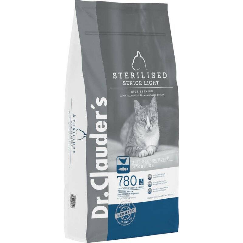 Dr. Clauders High Premium Sterilised Senior Light 10 kg (6,36 € pro 1 kg) von Dr.Clauder's