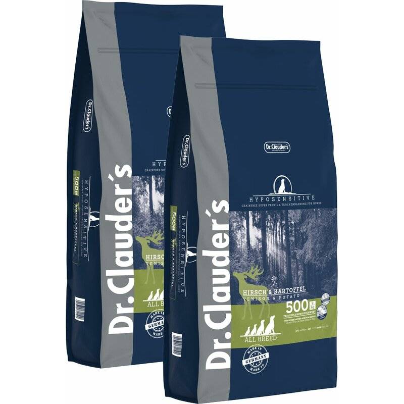 Dr. Clauders Hyposensitive Hirsch & Kartoffel - 2 x 11,5 kg (5,08 € pro 1 kg) von Dr.Clauder's