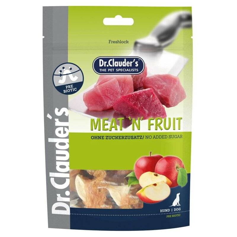 Dr. Clauders Meat`n`Fruit Snack Apfel & Hühnchen 80 g (39,87 € pro 1 kg) von Dr.Clauder's