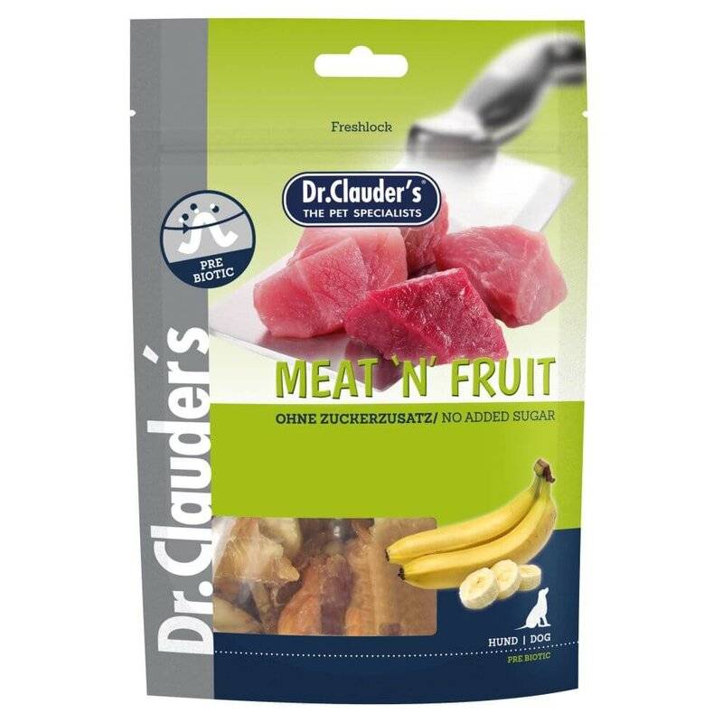Dr. Clauders Meat`n`Fruit Snack Banane & Hühnchen 80 g (39,87 € pro 1 kg) von Dr.Clauder's