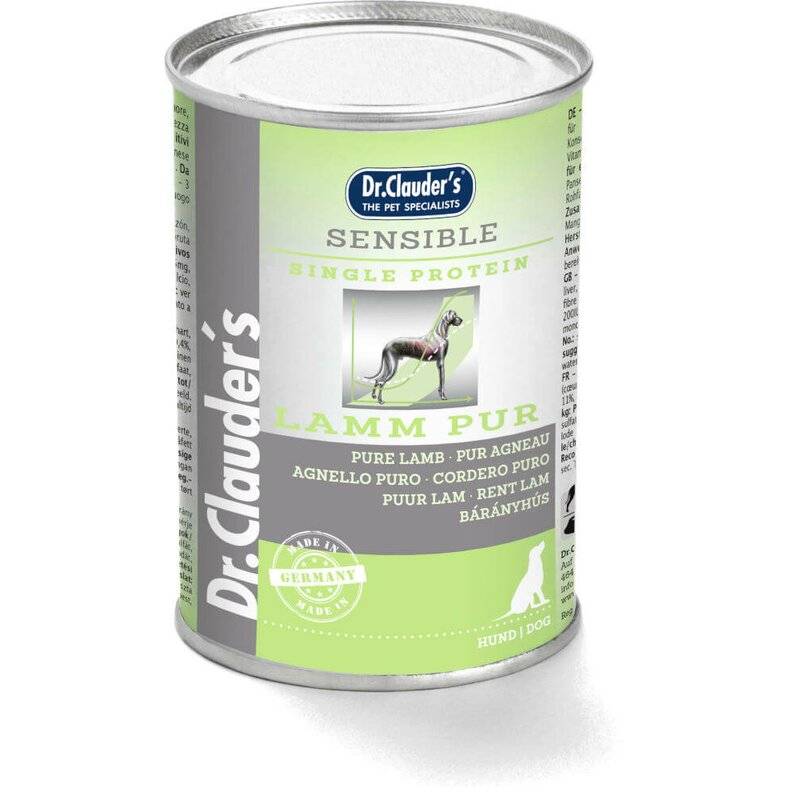 Dr. Clauders Selected Meat Sensible Lamm Pur 400 g (7,48 € pro 1 kg) von Dr.Clauder's