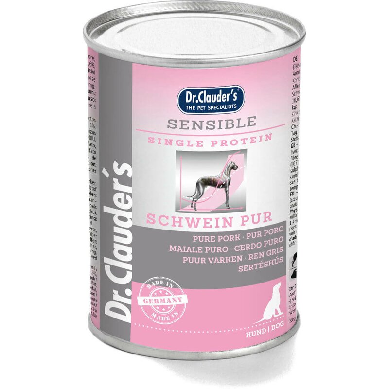 Dr. Clauders Selected Meat Sensible Schwein Pur 400 g (7,48 € pro 1 kg) von Dr.Clauder's