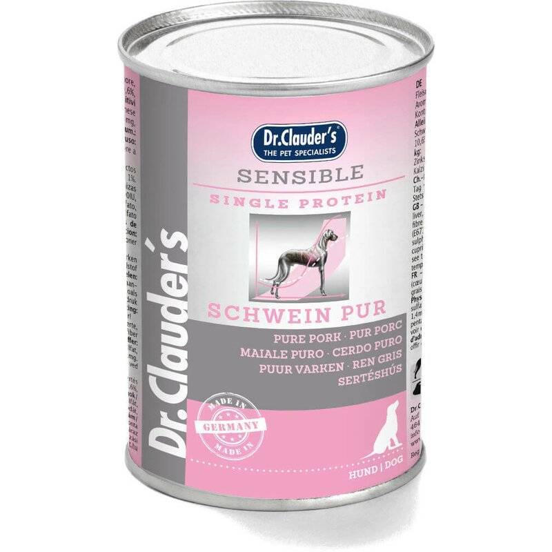 Dr. Clauders Selected Meat Sensible Schwein Pur 400 g (7,48 € pro 1 kg) von Dr.Clauder's