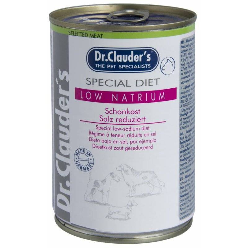Dr. Clauders Special Diet Low Natrium 400 g (5,97 € pro 1 kg) von Dr.Clauder's