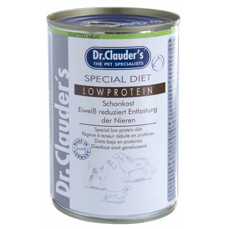 Dr. Clauders Special Diet Low Protein Niere 400 g (5,97 € pro 1 kg) von Dr.Clauder's