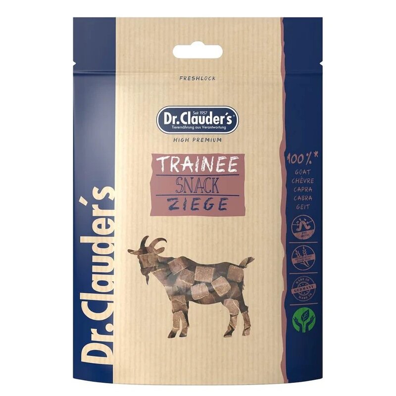 Dr. Clauders Trainee-Snack Ziege 80 g (52,38 € pro 1 kg) von Dr.Clauder's