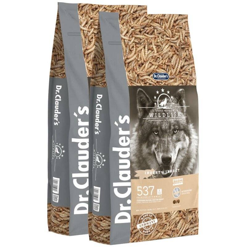 Dr. Clauders Wildlife Insekt 2 x 11,5 kg (5,50 € pro 1 kg) von Dr.Clauder's