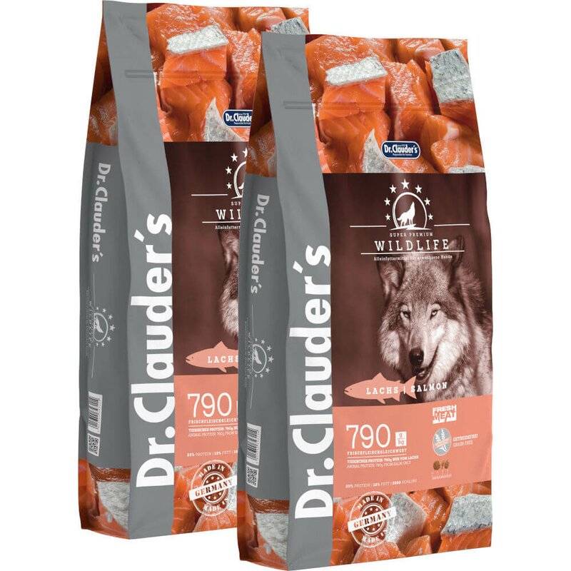 Dr. Clauders Wildlife Lachs 2 x 11,5 kg (5,13 € pro 1 kg) von Dr.Clauder's