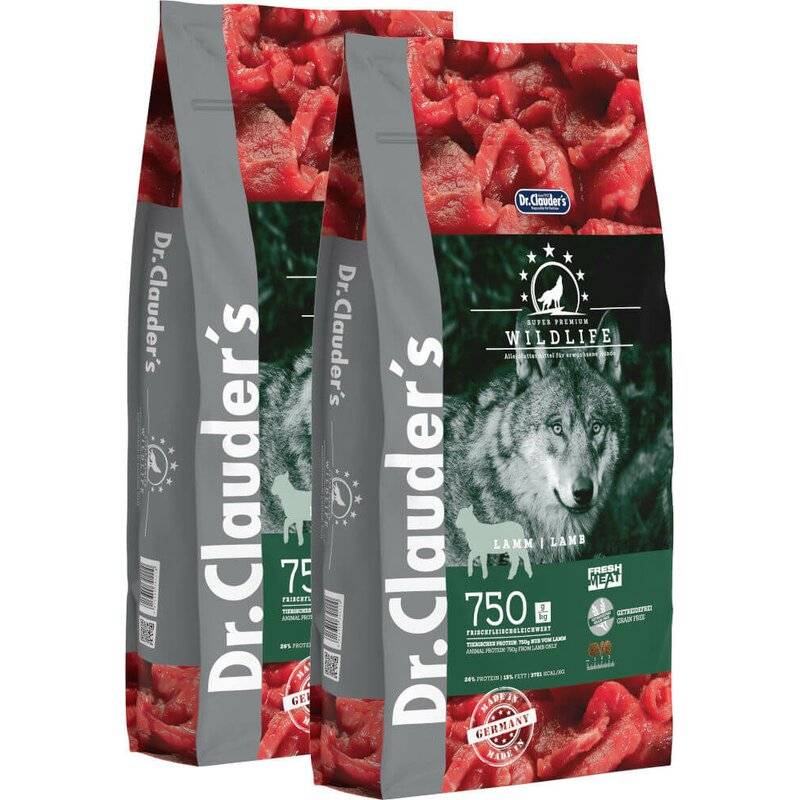 Dr. Clauders Wildlife Lamm 2 x 11,5 kg (5,61 € pro 1 kg) von Dr.Clauder's