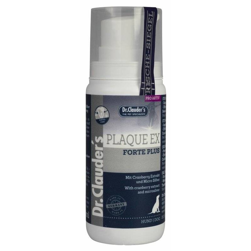 Dr.Clauder's Hunde Plaque Ex Forte Plus 100 ml (244,90 € pro 1 l) von Dr.Clauder's