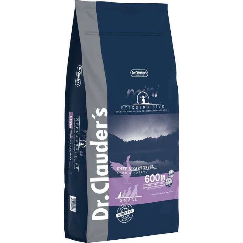 Dr.Clauder's Mini Hyposensitive Ente & Kartoffel 12,5 kg (6,08 € pro 1 kg) von Dr.Clauder's