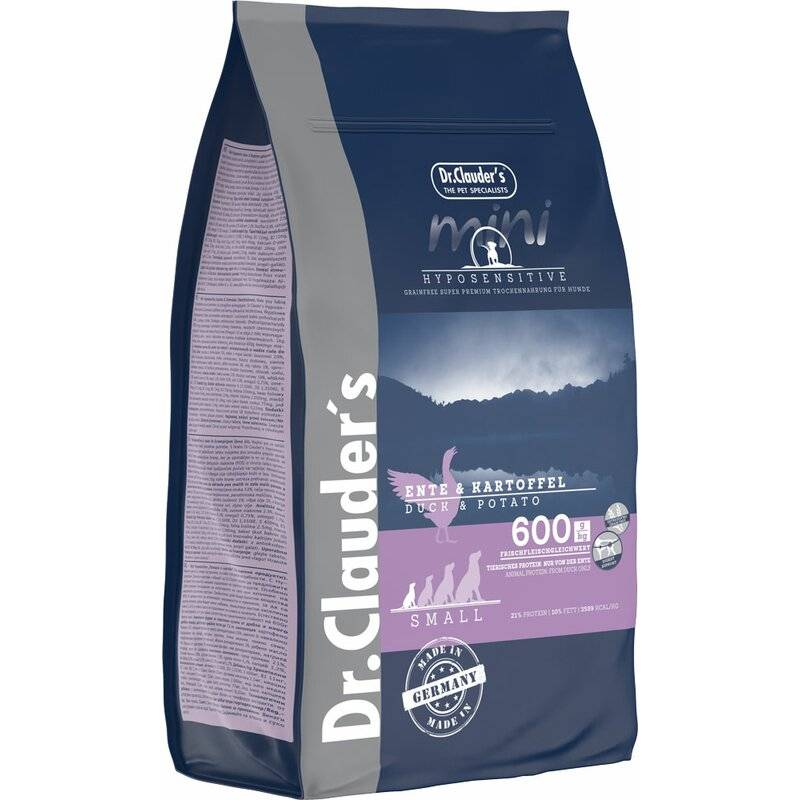 Dr.Clauder's Mini Hyposensitive Ente & Kartoffel - 2 kg (9,47 € pro 1 kg) von Dr.Clauder's
