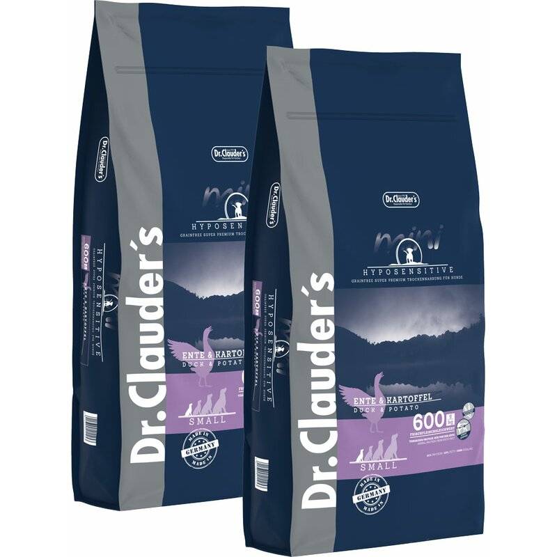 Dr.Clauder's Mini Hyposensitive Ente & Kartoffel - 2 x... (5,96 € pro 1 kg) von Dr.Clauder's