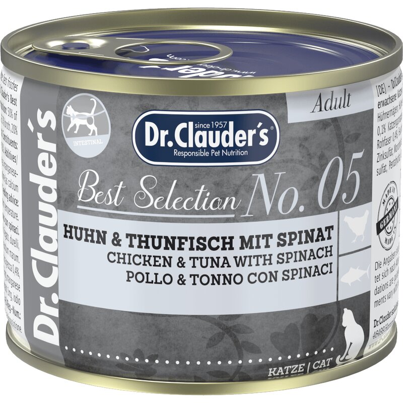 Dr.Clauders Best Selection Adult No5 Huhn & Thunfisch mit... (11,45 € pro 1 kg) von Dr.Clauder's