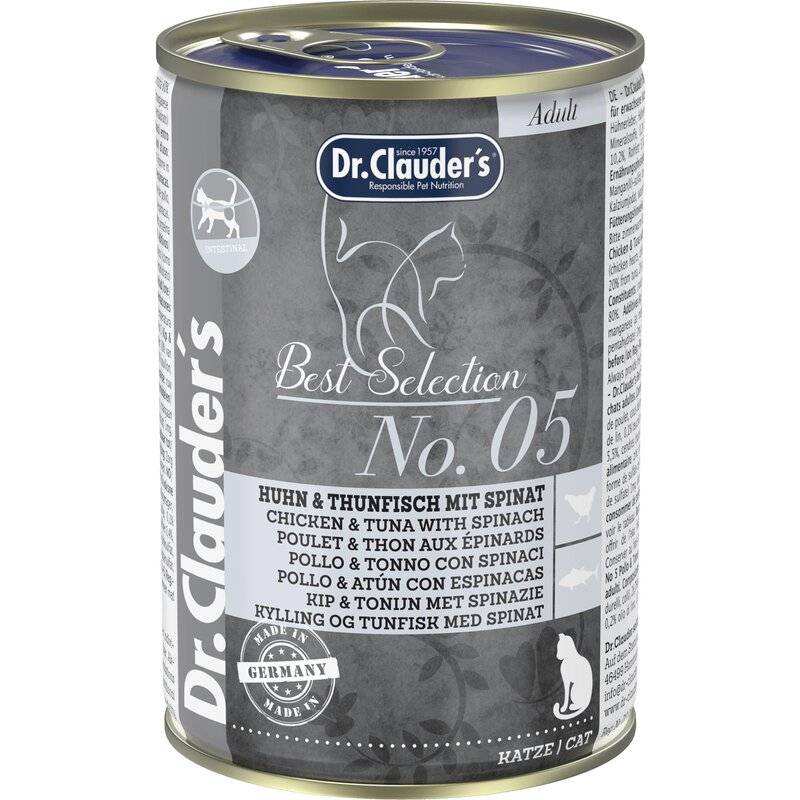 Dr.Clauders Best Selection Adult No5 Huhn & Thunfisch mit... (9,98 € pro 1 kg) von Dr.Clauder's