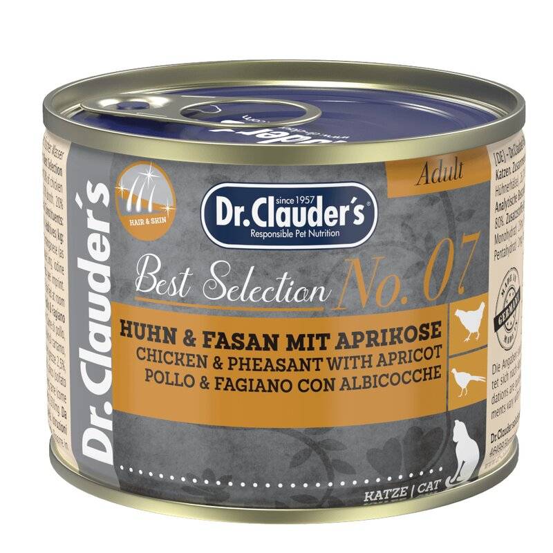 Dr.Clauders Best Selection Adult No7 Huhn & Fasan mit... (11,45 € pro 1 kg) von Dr.Clauder's