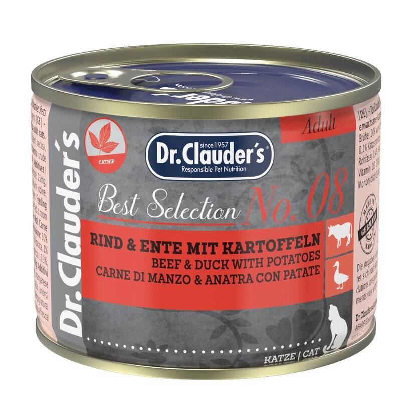 Dr.Clauders Best Selection Adult No8 Rind & Ente mit... (11,45 € pro 1 kg) von Dr.Clauder's