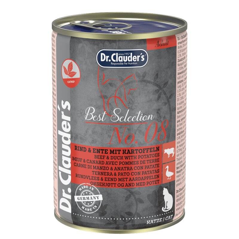 Dr.Clauders Best Selection Adult No8 Rind & Ente mit... (9,98 € pro 1 kg) von Dr.Clauder's