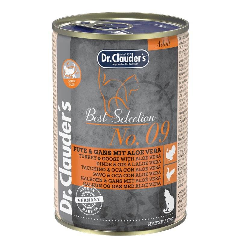 Dr.Clauders Best Selection Adult No9 Pute & Gans mit Aloe... (9,98 € pro 1 kg) von Dr.Clauder's