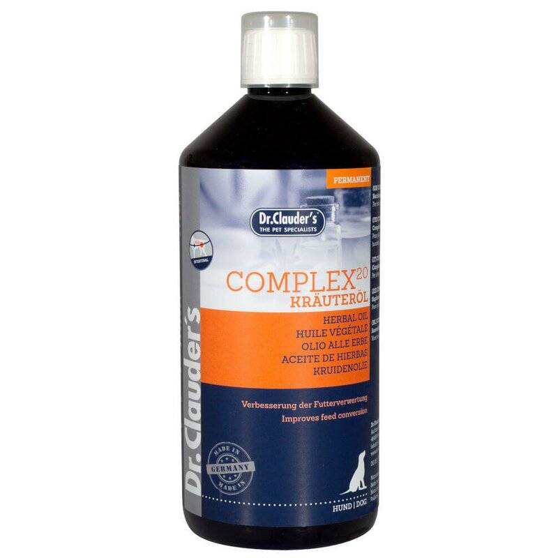 Dr.Clauders Complex 20 - Kräuter Öl - 1000ml (35,95 € pro 1 l) von Dr.Clauder's