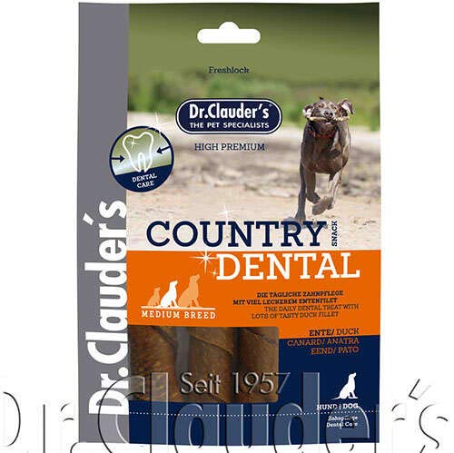 Dr.Clauders Country Dental Mundstück Zahngesundheit Entenhund 120 Gr von Dr.Clauder´s