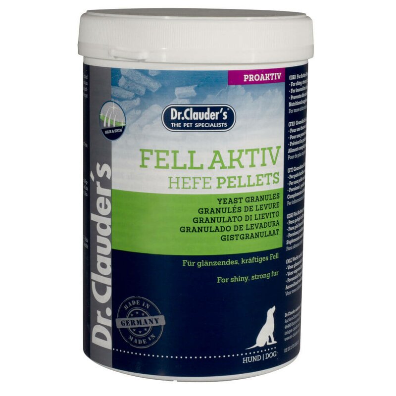 Dr.Clauders Fell Aktiv - Hefe Pellets 600g (24,92 € pro 1 kg) von Dr.Clauder's
