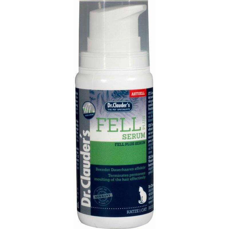 Dr.Clauders Katzen Hair & Skin - Fell Plus Serum 100 ml (95,90 € pro 1 l) von Dr.Clauder's