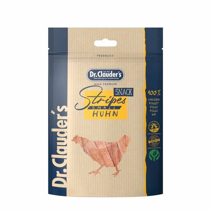 Dr.Clauders Stripes Snack Huhn 80 g (39,37 € pro 1 kg) von Dr.Clauder's