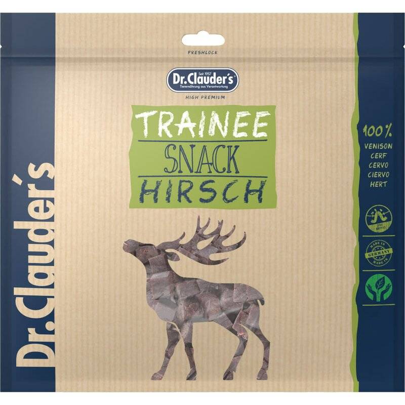 Dr.Clauders Trainee-Snack Hirsch - 500 g (37,90 € pro 1 kg) von Dr.Clauder's