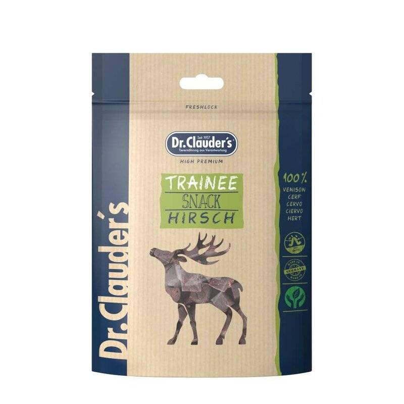 Dr.Clauders Trainee-Snack Hirsch - 80 g (51,12 € pro 1 kg) von Dr.Clauder's