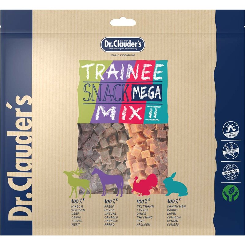Dr.Clauders Trainee-Snack Mega Mix 2 - 5 x 500 g (34,38 € pro 1 kg) von Dr.Clauder's