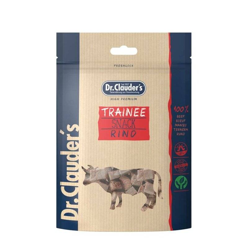 Dr.Clauders Trainee-Snack Rind - 80 g (39,37 € pro 1 kg) von Dr.Clauder's