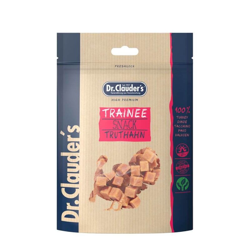Dr.Clauders Trainee-Snack Truthahn - 500 g (MHD 03/25) (17,90 € pro 1 kg) von Dr.Clauder's